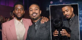 Michael B. Jordan’s Black Panther Tribute to Chadwick Boseman Michael B. Jordan black panther Chadwick Boseman
