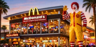 Orlando McDonald’s Goes Viral: Arcade, Pizza Ovens & Ice Cream Bar! McDonald's Orlando arcade pizza