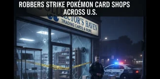 Pokémon Card Stores Hit by Robberies Across the USA Pokémon card store robberies USA