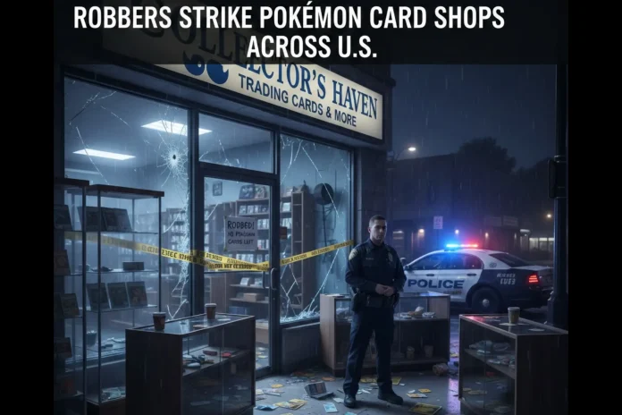 Pokémon card store robberies USA