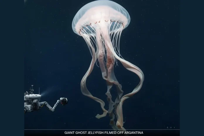 giant ghost jellyfish