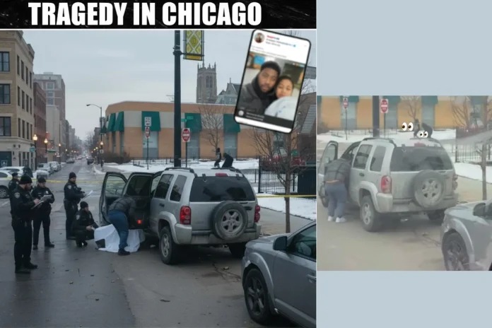 Chicago shooting woman killed baby backseat