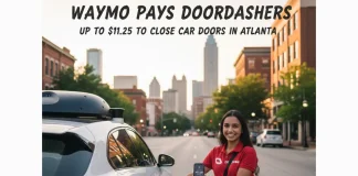 Waymo Pays DoorDashers Up To $11.25 To Close Doors In Atlanta Waymo DoorDashers Atlanta