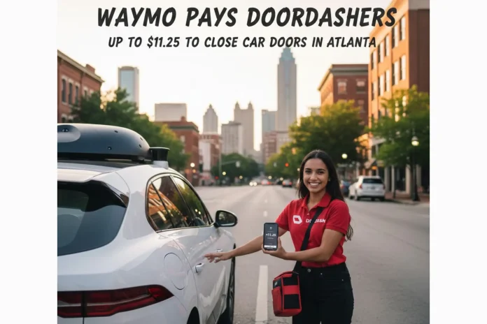 Waymo DoorDashers Atlanta