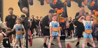 9-Year-Old Lucy Milgrim Shatters Records Deadlifting 180 lbs! Lucy Milgrim deadlifts 180 lbs