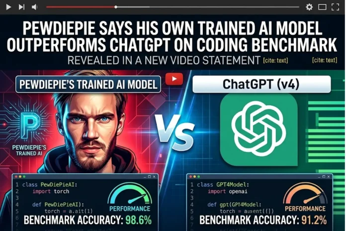 PewDiePie AI vs ChatGPT coding