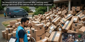 Amazon Driver’s Alarm: Unopened Packages Pile Up at Mysterious Address Amazon driver concerned unopened packages