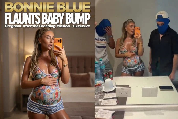 Bonnie Blue baby bump