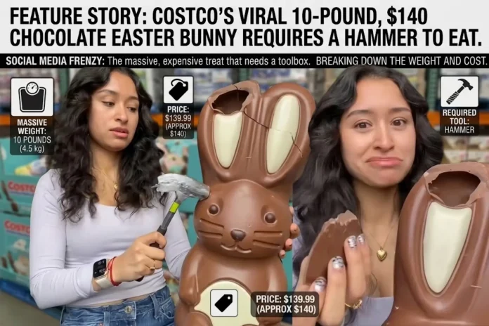 Costco giant chocolate bunny