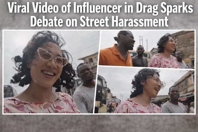Chinese influencer crossdressing Africa experiment