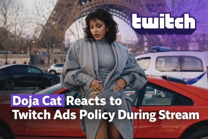 Doja Cat Twitch ads