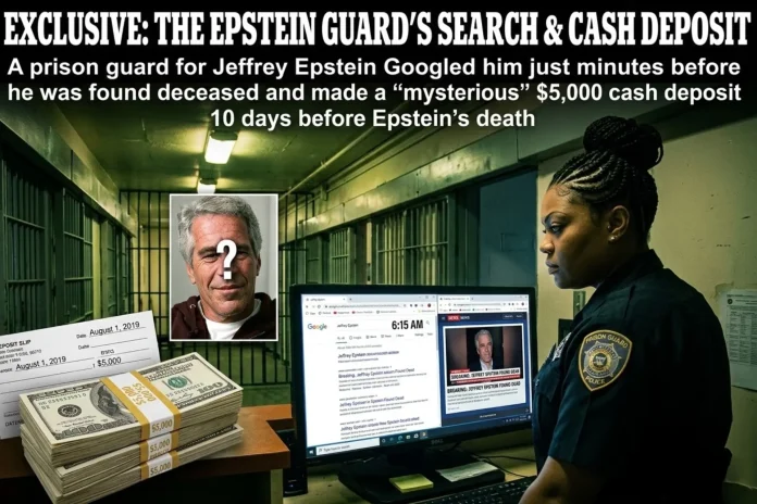 Epstein prison guard Googles him