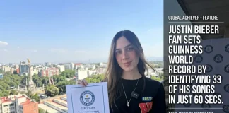 Justin Bieber Fan Breaks Guinness World Record: 33 Songs in 60 Seconds! Justin Bieber song identification record
