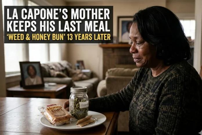 La Capone's mom weed honey bun