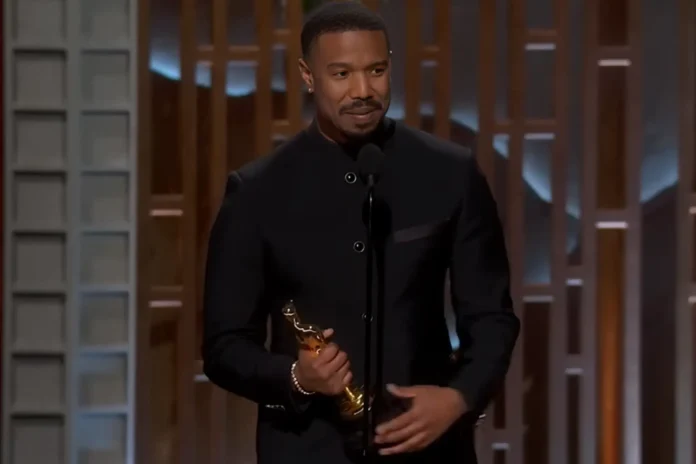 Michael B. Jordan Celebrates Oscar Win with In-N-Out Visit & Fan Love