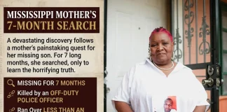 Mississippi Mother’s 7-Month Search Ends in Tragedy: Son Killed by Off-Duty Officer missing son hit by off-duty officer