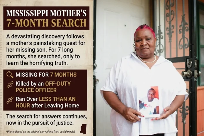 missing son hit by off-duty officer