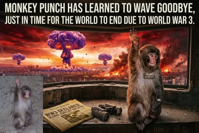 Monkey Punch waving goodbye WW3
