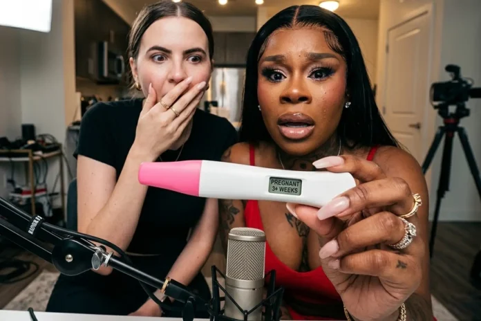 Sukihana was in SHOCK after finding out she was unexpectedly PREGNANT while recording a video with Bobbi Althoff