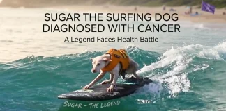 Sugar the Surfing Dog Diagnosed with Cancer: A Legend Faces Health Battle Surfing Dog Sugar Cancer Diagnosis