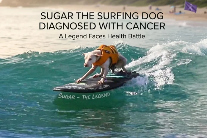 Surfing Dog Sugar Cancer Diagnosis