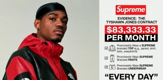 Tyshawn Jones Massive $83k/Month Supreme Deal Revealed! Tyshawn Jones Supreme contract