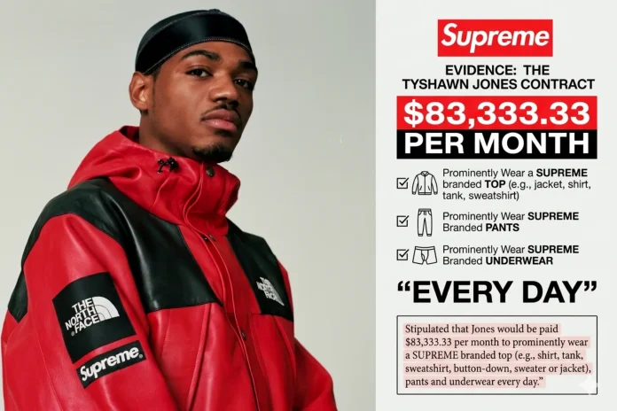 Tyshawn Jones Supreme contract