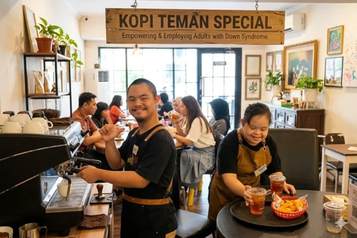 Down syndrome coffee shop Asia