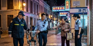 Macau Robot Detained After Harassing Elderly Woman Robot detained Macau