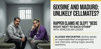 6ix9ine Claims He Slept Next to Nicolás Maduro 6ix9ine Nicolás Maduro