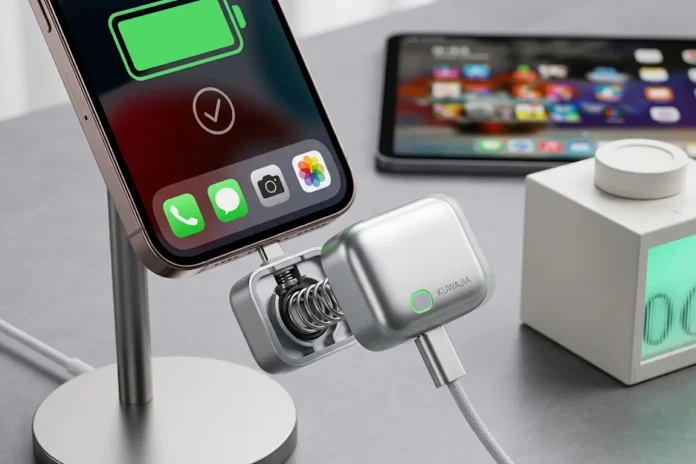 Kuwajia auto-retracting phone charger