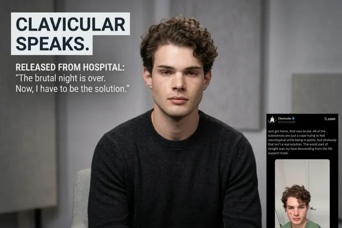 Clavicular speaks after hospital release