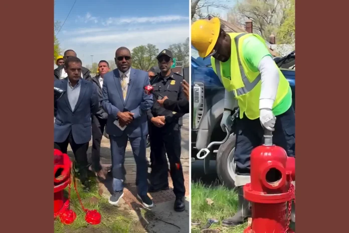 Detroit fire hydrant theft