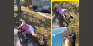 Elderly Woman Arrested After Confrontation Over Kids Fishing Near Her Home elderly woman arrested fishing rod dispute