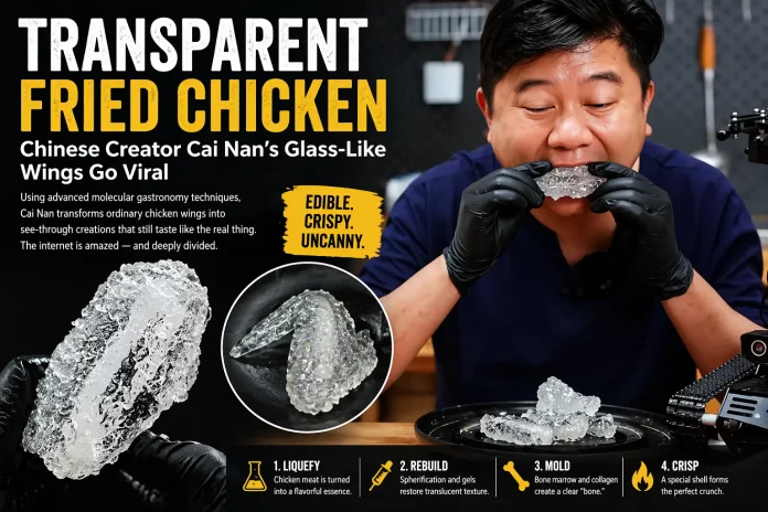translucent fried chicken wings