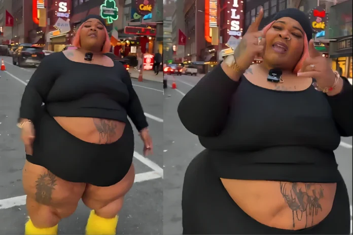 Viral female rapper