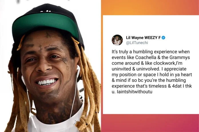 Lil Wayne GRAMMYs Coachella