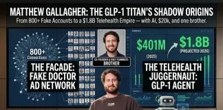 Matthew Gallagher: From 800+ Fake FB Accounts to $401M GLP-1 Empire Matthew Gallagher GLP-1 telehealth