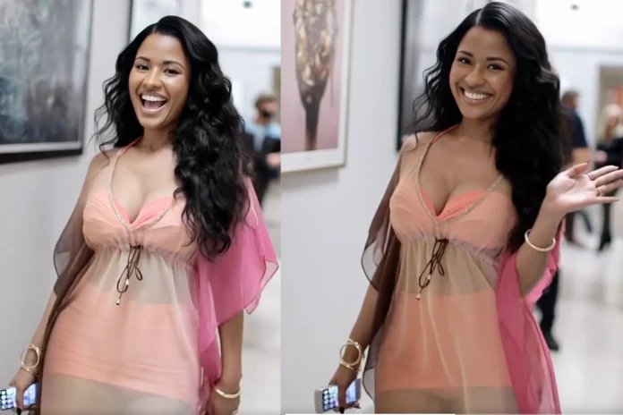 Nicki Minaj AI Easter video