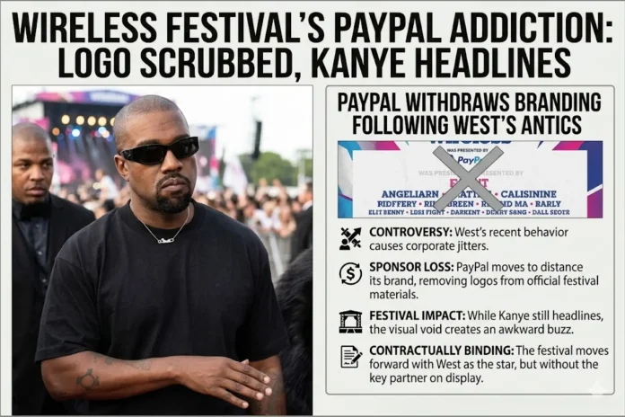Kanye West PayPal Wireless Festival ban