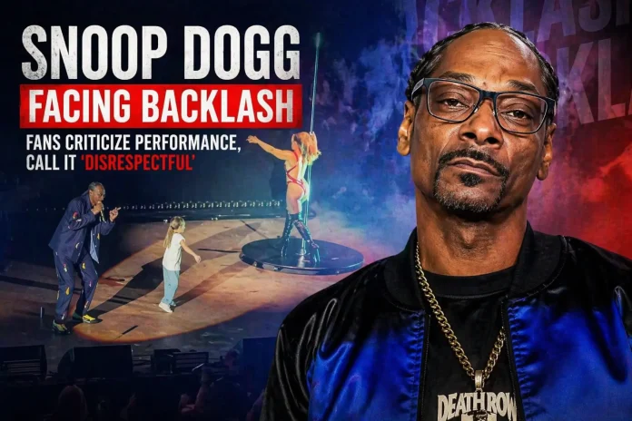 Snoop Dogg child on stage backlash