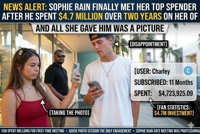 Sophie Rain top spender meeting