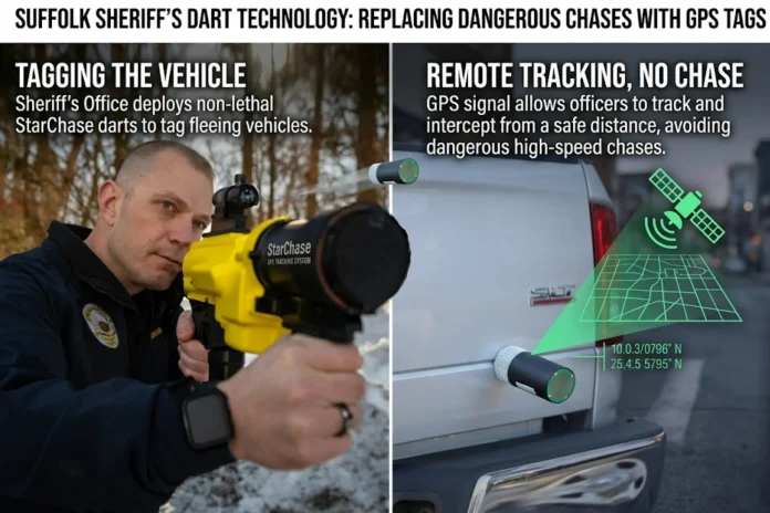 Suffolk County Sheriff GPS tracking darts