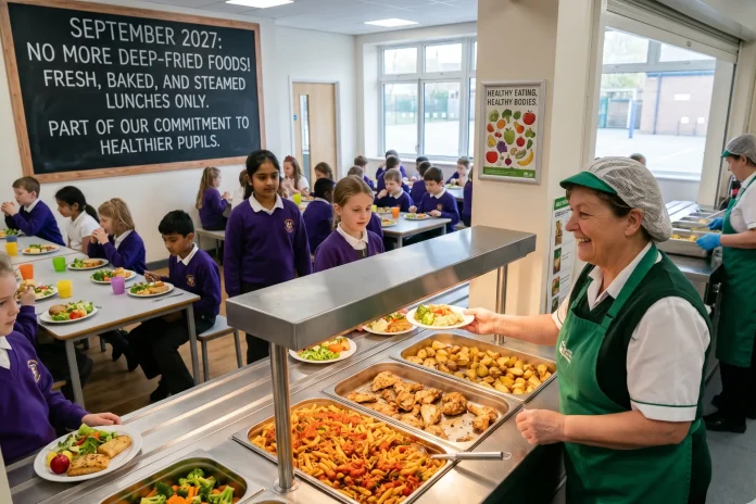UK bans chicken nuggets school lunches