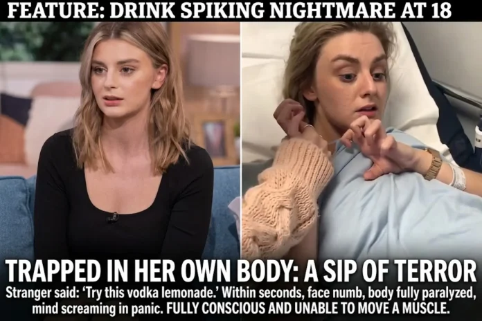 Millie Taplin drink spiking
