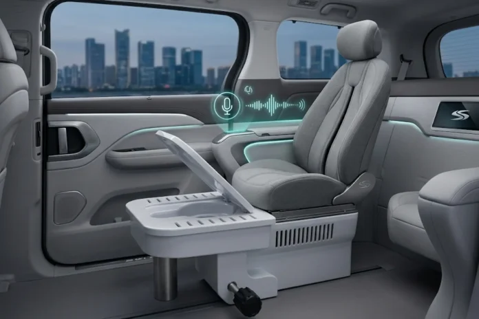 voice-controlled car toilets