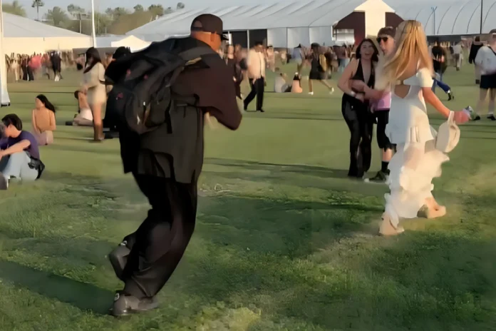 Paris Hilton Coachella bodyguard