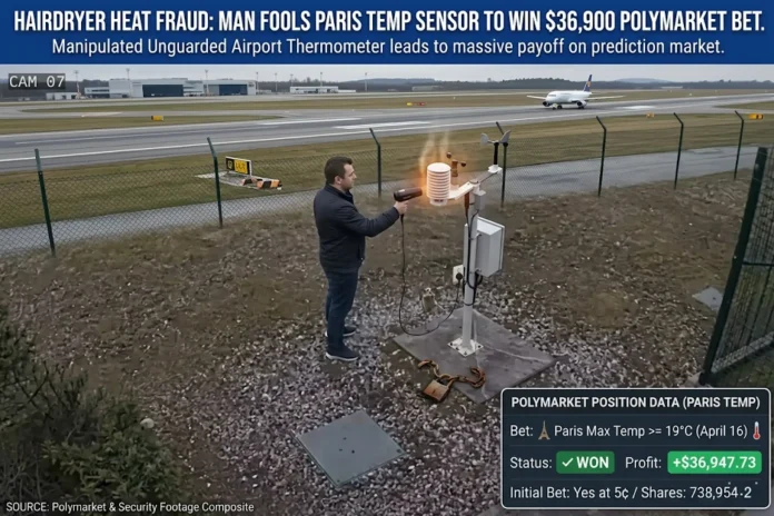 Polymarket weather sensor exploit
