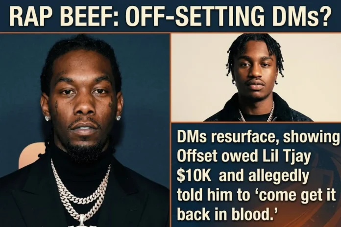 Offset Lil Tjay DMs