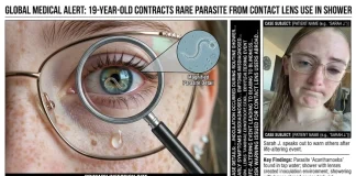 Girl Goes Blind After Parasite Infects Eye Via Contact Lenses in Dominican Republic parasite eye infection contact lenses